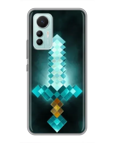 Чехол для Xiaomi Mi 12 Lite с картинкой «Алмазный меч неон» Чехол для Xiaomi Mi 12 Lite с картинкой «Алмазный меч неон»
