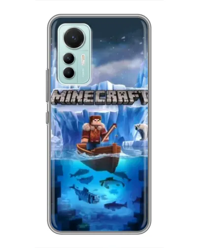 Чехол для Xiaomi Mi 12 Lite с картинкой «Minecraft ледяной мир» Чехол для Xiaomi Mi 12 Lite с картинкой «Minecraft ледяной мир»
