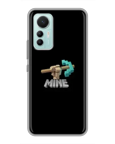 Чехол для Xiaomi Mi 12 Lite с картинкой «Алмазная кирка» Чехол для Xiaomi Mi 12 Lite с картинкой «Алмазная кирка»