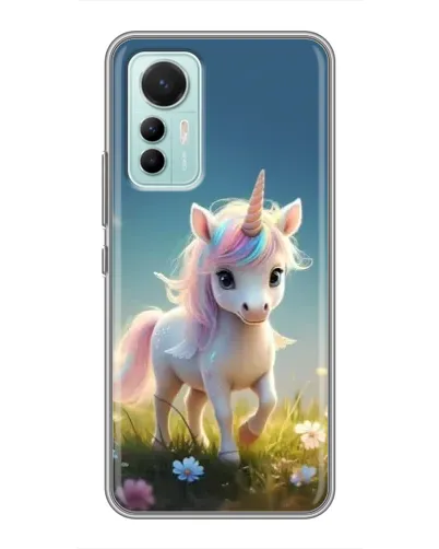 Чехол для Xiaomi Mi 12 Lite с картинкой «Единорог на поляне» Чехол для Xiaomi Mi 12 Lite с картинкой «Единорог на поляне»