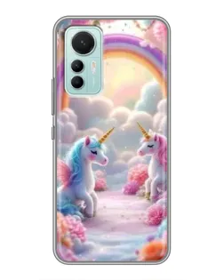 Чехол для Xiaomi Mi 12 Lite с картинкой «Радуга и единороги» Чехол для Xiaomi Mi 12 Lite с картинкой «Радуга и единороги»