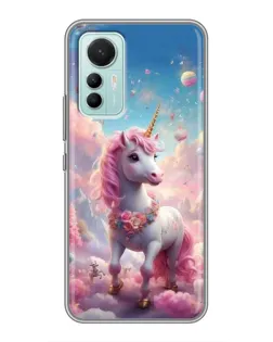 Чехол для Xiaomi Mi 12 Lite с картинкой «Единорог среди облаков»