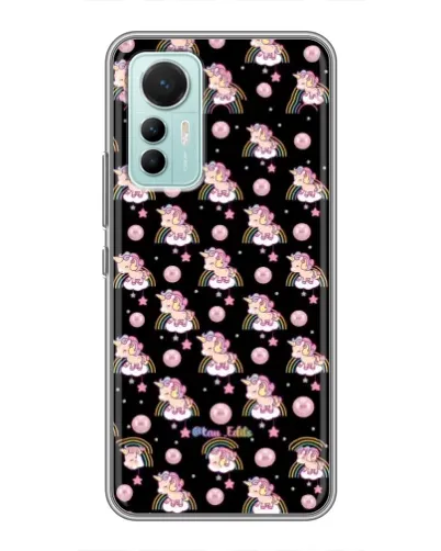 Чехол для Xiaomi Mi 12 Lite с картинкой «Magic Unicorn паттерн» Чехол для Xiaomi Mi 12 Lite с картинкой «Magic Unicorn паттерн»