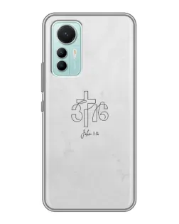 Чехол для Xiaomi Mi 12 Lite с картинкой «Иоанна 3:16 Крест» Чехол для Xiaomi Mi 12 Lite с картинкой «Иоанна 3:16 Крест»