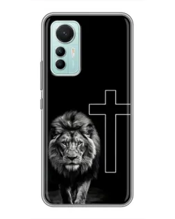 Чехол для Xiaomi Mi 12 Lite с картинкой «Лев и Крест» Чехол для Xiaomi Mi 12 Lite с картинкой «Лев и Крест»