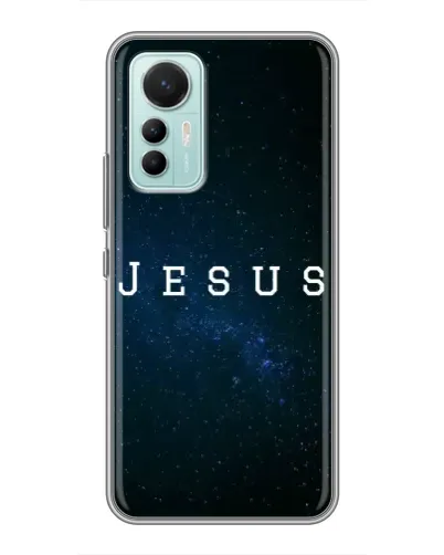 Чехол для Xiaomi Mi 12 Lite с картинкой «Звездное небо Jesus» Чехол для Xiaomi Mi 12 Lite с картинкой «Звездное небо Jesus»