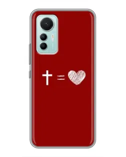 Чехол для Xiaomi Mi 12 Lite с картинкой «Уравнение любви» Чехол для Xiaomi Mi 12 Lite с картинкой «Уравнение любви»