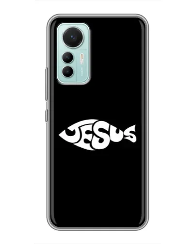 Чехол для Xiaomi Mi 12 Lite с картинкой «Рыба Jesus» Чехол для Xiaomi Mi 12 Lite с картинкой «Рыба Jesus»