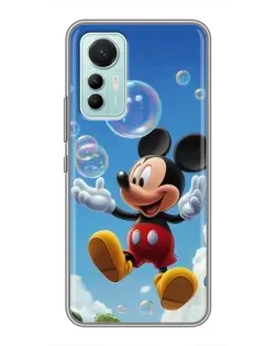 Чехол для Xiaomi Mi 12 Lite с картинкой «Mickey и мыльные пузыри»