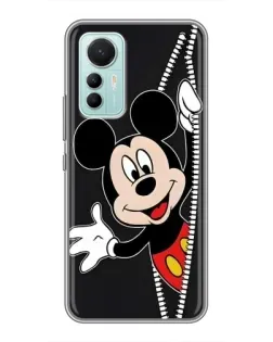 Чехол для Xiaomi Mi 12 Lite с картинкой «Микки раздвигает стены»
