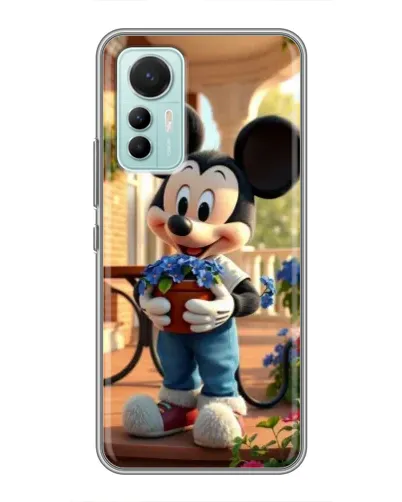 Чехол для Xiaomi Mi 12 Lite с картинкой «Микки садовод»