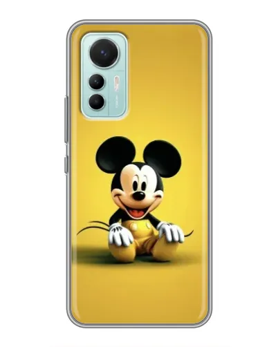 Чехол для Xiaomi Mi 12 Lite с картинкой «Микки на желтом»