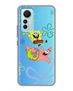 Чехол для Xiaomi Mi 12 Lite с картинкой «Спанч Боб и Патрик»