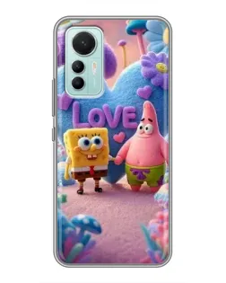 Чехол для Xiaomi Mi 12 Lite с картинкой «Губка Боб Патрик»