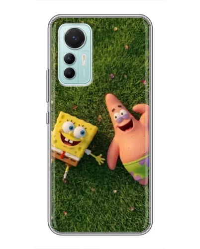 Чехол для Xiaomi Mi 12 Lite с картинкой «Друзья на лужайке» Чехол для Xiaomi Mi 12 Lite с картинкой «Друзья на лужайке»