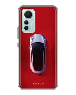 Чохол для Xiaomi Mi 12 Lite з картинкою «Tesla Top View» Чохол для Xiaomi Mi 12 Lite з картинкою «Tesla Top View»