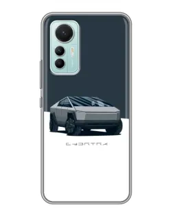 Чехол для Xiaomi Mi 12 Lite с картинкой «Серебристый Cybertruck Tesla» Чехол для Xiaomi Mi 12 Lite с картинкой «Серебристый Cybertruck Tesla»