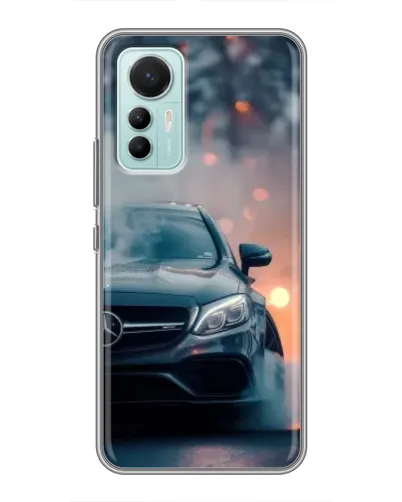 Чехол для Xiaomi Mi 12 Lite с картинкой «Mercedes — ночной город» Чехол для Xiaomi Mi 12 Lite с картинкой «Mercedes — ночной город»