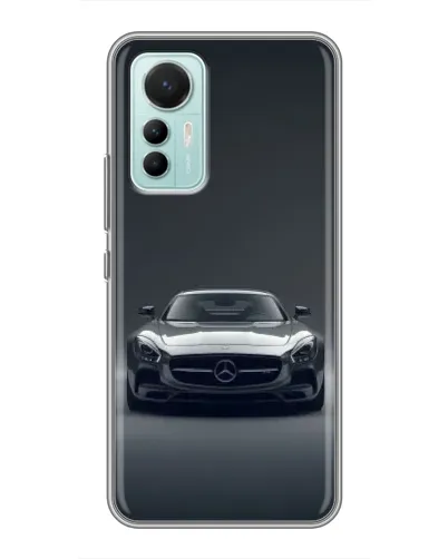 Чехол для Xiaomi Mi 12 Lite с картинкой «Mercedes на черном» Чехол для Xiaomi Mi 12 Lite с картинкой «Mercedes на черном»
