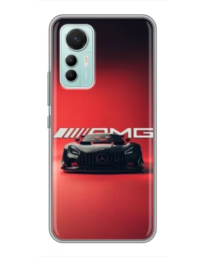 Чехол для Xiaomi Mi 12 Lite с картинкой «Mercedes AMG — красная линия» Чехол для Xiaomi Mi 12 Lite с картинкой «Mercedes AMG — красная линия»