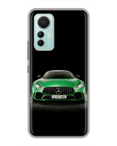 Чехол для Xiaomi Mi 12 Lite с картинкой «Mercedes — неоновый лого» Чехол для Xiaomi Mi 12 Lite с картинкой «Mercedes — неоновый лого»