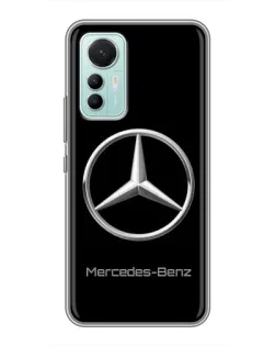 Чехол для Xiaomi Mi 12 Lite с картинкой «Mercedes Silver Logo»