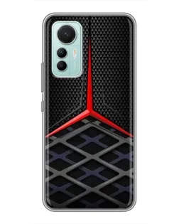 Чехол для Xiaomi Mi 12 Lite с картинкой «Mercedes Carbon Grid»