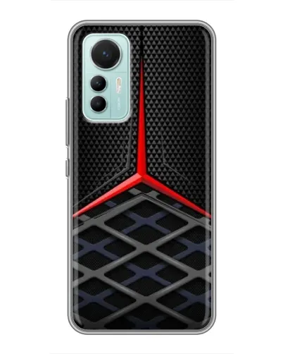 Чехол для Xiaomi Mi 12 Lite с картинкой «Mercedes Carbon Grid» Чехол для Xiaomi Mi 12 Lite с картинкой «Mercedes Carbon Grid»