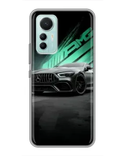Чехол для Xiaomi Mi 12 Lite с картинкой «Темный Mercedes AMG»