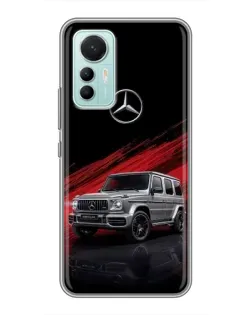 Чехол для Xiaomi Mi 12 Lite с картинкой «Mercedes G-Class красный»