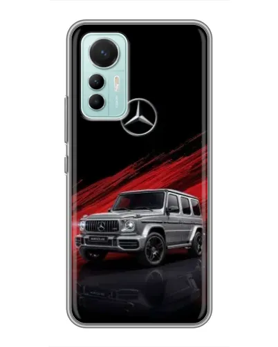 Чехол для Xiaomi Mi 12 Lite с картинкой «Mercedes G-Class красный» Чехол для Xiaomi Mi 12 Lite с картинкой «Mercedes G-Class красный»