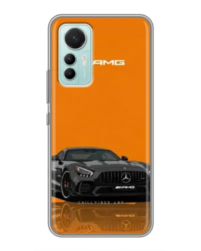 Чехол для Xiaomi Mi 12 Lite с картинкой «Оранжевый Mercedes AMG» Чехол для Xiaomi Mi 12 Lite с картинкой «Оранжевый Mercedes AMG»