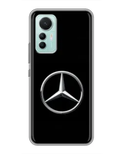 Чехол для Xiaomi Mi 12 Lite с картинкой «Mercedes классический лого»
