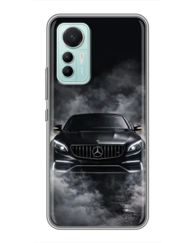 Чехол для Xiaomi Mi 12 Lite с картинкой «Mercedes в дыму» Чехол для Xiaomi Mi 12 Lite с картинкой «Mercedes в дыму»