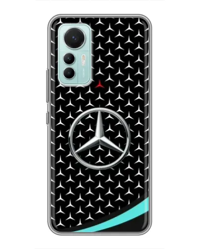 Чехол для Xiaomi Mi 12 Lite с картинкой «Mercedes — бирюзовый акцент» Чехол для Xiaomi Mi 12 Lite с картинкой «Mercedes — бирюзовый акцент»