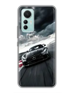Чехол для Xiaomi Mi 12 Lite с картинкой «Гоночный Mercedes AMG»