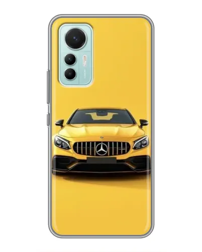 Чехол для Xiaomi Mi 12 Lite с картинкой «Желтый Mercedes GT» Чехол для Xiaomi Mi 12 Lite с картинкой «Желтый Mercedes GT»