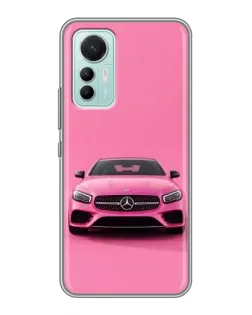 Чехол для Xiaomi Mi 12 Lite с картинкой «Розовый Mercedes AMG»