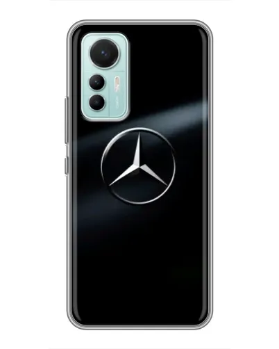 Чехол для Xiaomi Mi 12 Lite с картинкой «Mercedes на металле» Чехол для Xiaomi Mi 12 Lite с картинкой «Mercedes на металле»