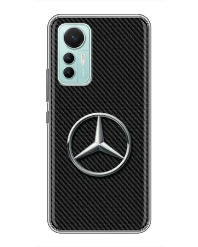 Чехол для Xiaomi Mi 12 Lite с картинкой «Карбоновый Mercedes стиль» Чехол для Xiaomi Mi 12 Lite с картинкой «Карбоновый Mercedes стиль»