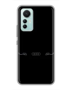 Чохол для Xiaomi Mi 12 Lite з картинкою «Audi — світловий підпис» Чохол для Xiaomi Mi 12 Lite з картинкою «Audi — світловий підпис»