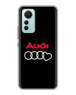 Чохол для Xiaomi Mi 12 Lite з картинкою «Логотип Audi Heart» Чохол для Xiaomi Mi 12 Lite з картинкою «Логотип Audi Heart»