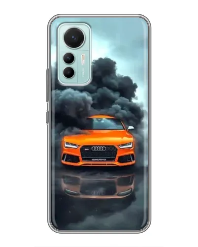 Чехол для Xiaomi Mi 12 Lite с картинкой «Audi в облаках дыма» Чехол для Xiaomi Mi 12 Lite с картинкой «Audi в облаках дыма»