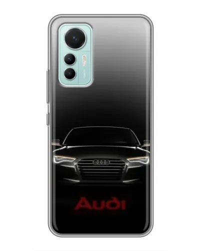 Чехол для Xiaomi Mi 12 Lite с картинкой «Audi — градиентный контур» Чехол для Xiaomi Mi 12 Lite с картинкой «Audi — градиентный контур»