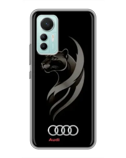 Чехол для Xiaomi Mi 12 Lite с картинкой «Графика — пантера и Audi» Чехол для Xiaomi Mi 12 Lite с картинкой «Графика — пантера и Audi»