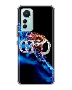 Чохол для Xiaomi Mi 12 Lite з картинкою «Енергія лого Audi» Чохол для Xiaomi Mi 12 Lite з картинкою «Енергія лого Audi»
