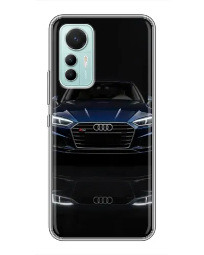 Чехол для Xiaomi Mi 12 Lite с картинкой «Audi — ночное отражение» Чехол для Xiaomi Mi 12 Lite с картинкой «Audi — ночное отражение»