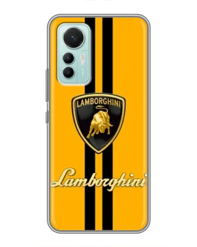 Чехол для Xiaomi Mi 12 Lite с картинкой «Lamborghini Stripe желтый» Чехол для Xiaomi Mi 12 Lite с картинкой «Lamborghini Stripe желтый»