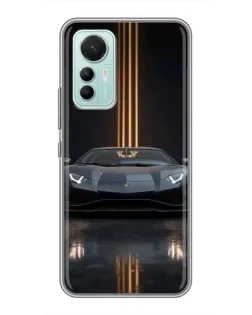 Чохол для Xiaomi Mi 12 Lite з картинкою «Lamborghini золоті лінії» Чохол для Xiaomi Mi 12 Lite з картинкою «Lamborghini золоті лінії»
