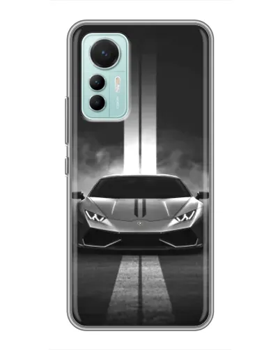 Чехол для Xiaomi Mi 12 Lite с картинкой «Lamborghini симметрия дорог» Чехол для Xiaomi Mi 12 Lite с картинкой «Lamborghini симметрия дорог»